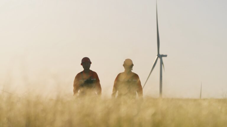 Teo engineers at the San Pancrazio Salentino Onshore Wind Farm (Brindisi, Italy)